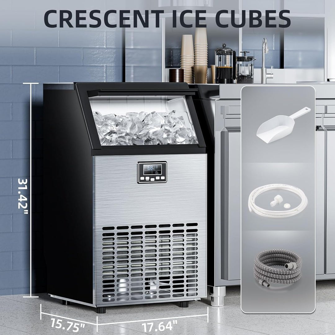 100LBS/200LBS/265LBS Freestanding Commercial Ice Maker Z5845A