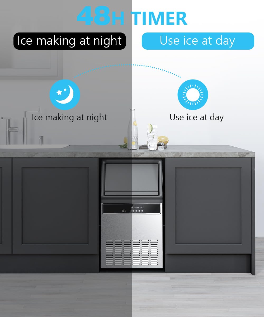 100LBS/200LBS/265LBS Freestanding Commercial Ice Maker Z5845A