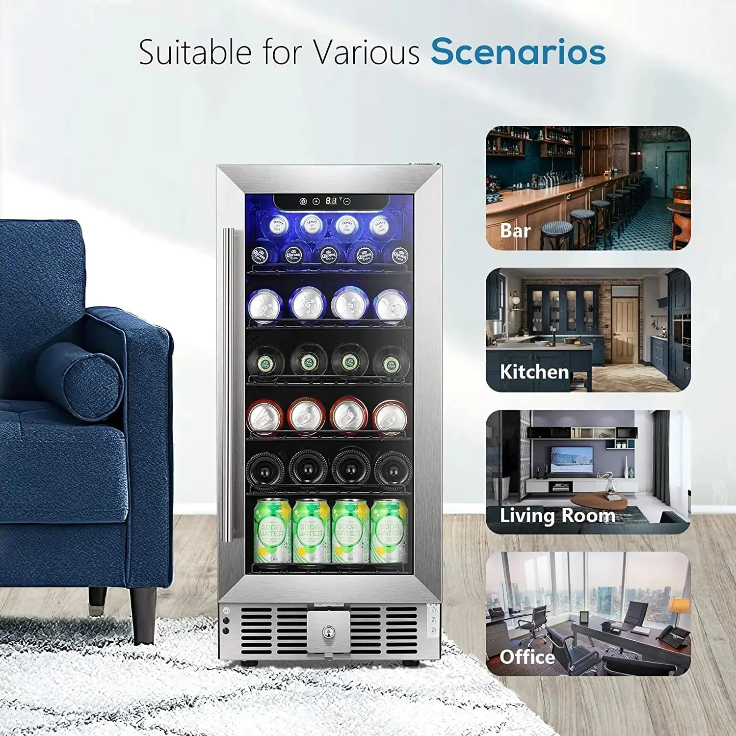 15 Inch Beverage Refrigerator W5185B