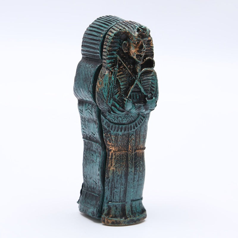Mummy coffin fish tank resin ornaments