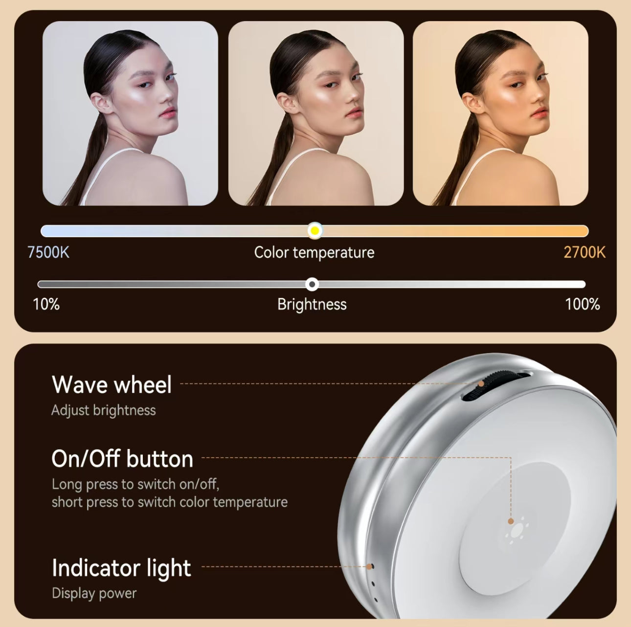 GlamRing 3 in 1 Light