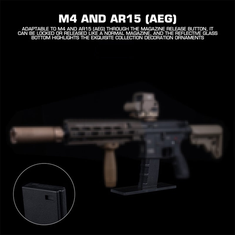 AR Maintenance & Display Stands for AEG, fitting M4 & AR15. With anti-slip pads, easy to install. Ideal as decorative ornaments