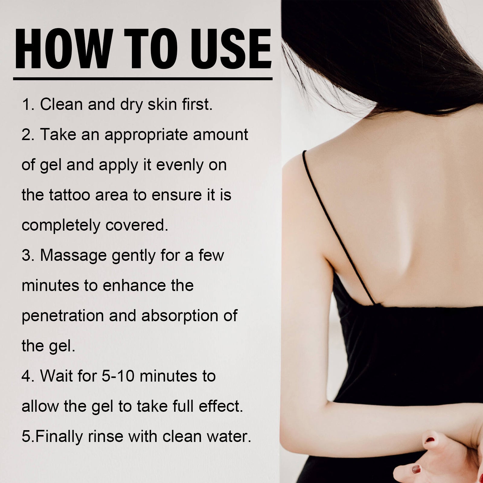 Tattoo Dissolving Gel, Moisturizing Tattoo Skin Repair Skin Tattoo Mark Brightening Care Cream