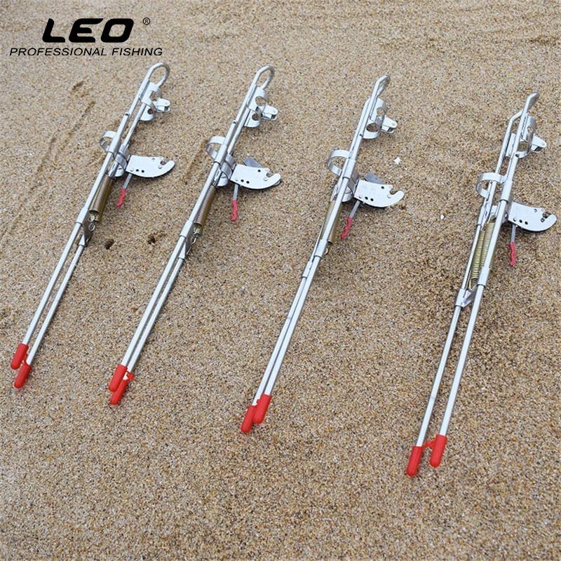 LEO High Strength Automatic Fishing Rod Holder Upgraded Double Thickened Steel Automatic Pole