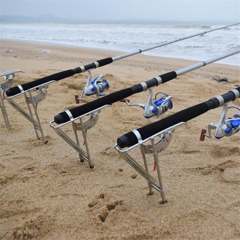 LEO High Strength Automatic Fishing Rod Holder Upgraded Double Thickened Steel Automatic Pole