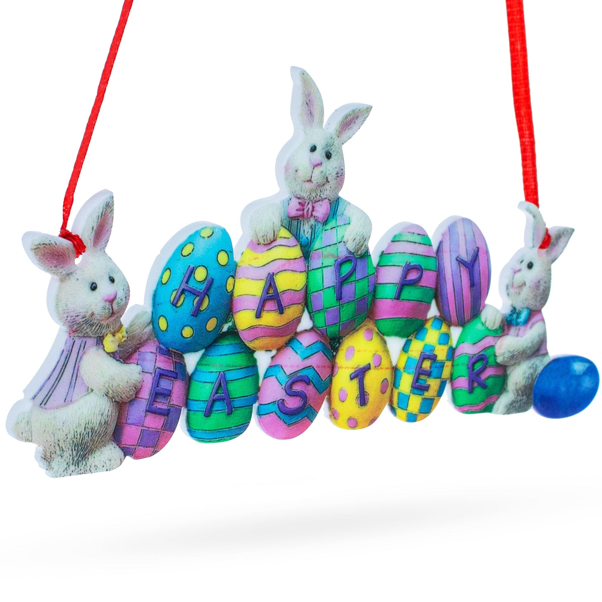 Happy Easter Decoration Easter Eggs Pendant