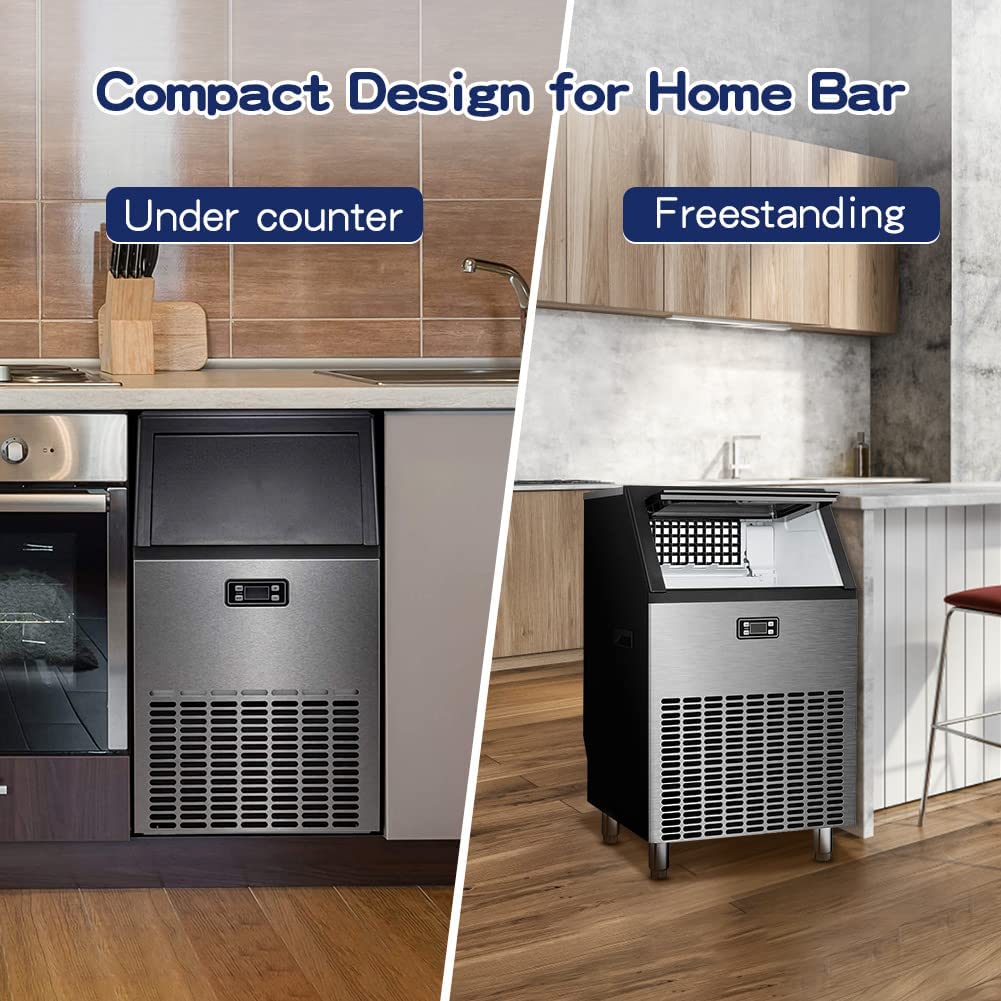 100LBS/200LBS/265LBS Freestanding Commercial Ice Maker Z5845A