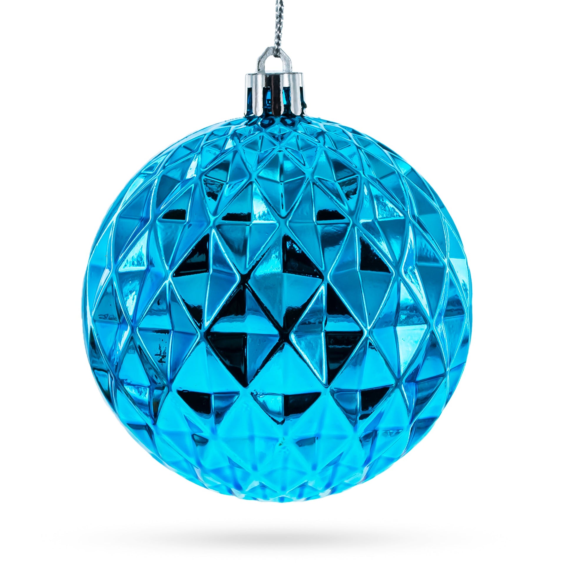 Set of 12 Plastic Ball Christmas Ornaments