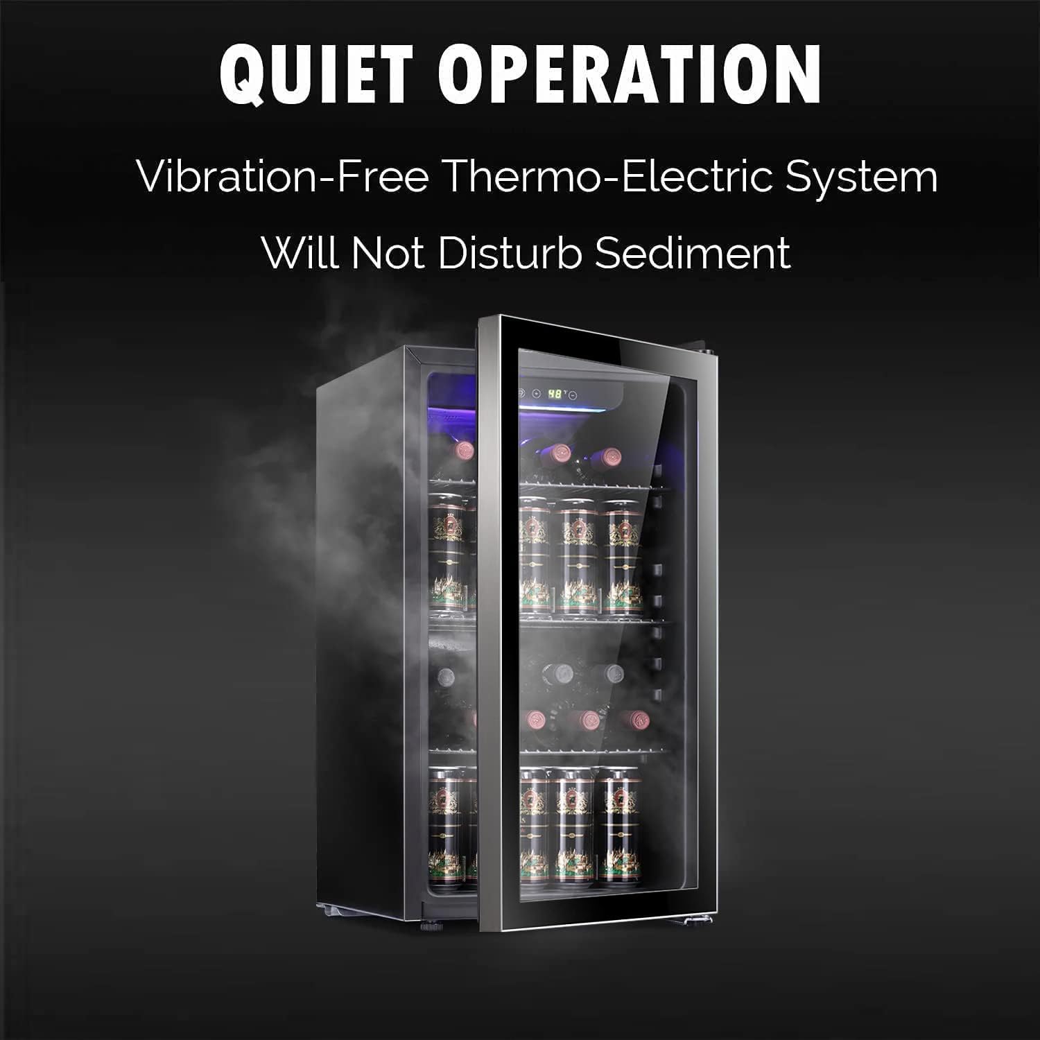 3.2 cu.ft Wine Cooler/Cabinet Beverage Refrigerator W5899H