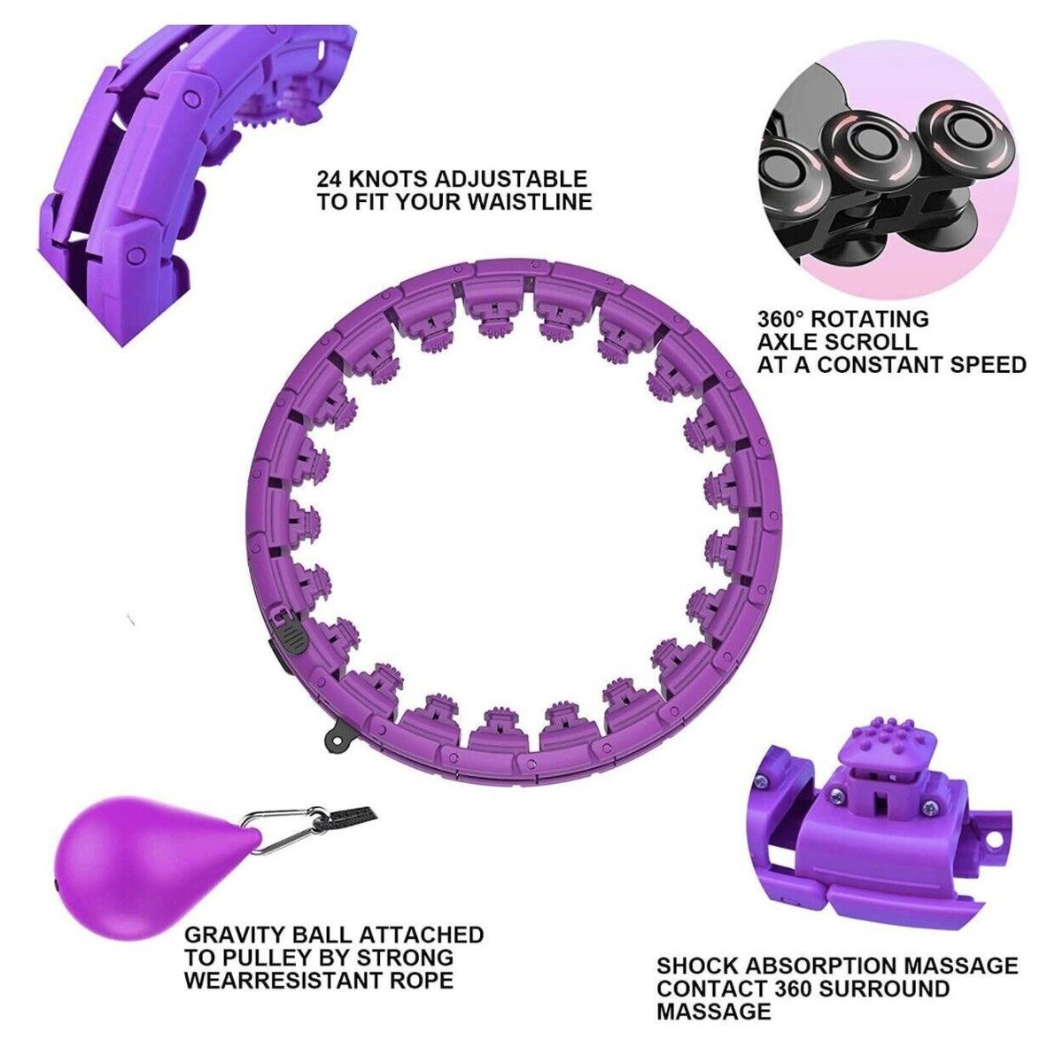 MSIUSU® Smart Hula Exercise Hoop