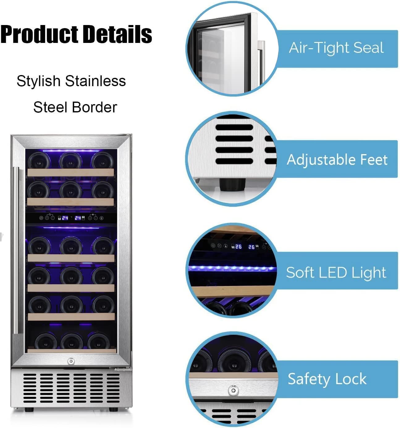 15 Inch Beverage Refrigerator W5185B