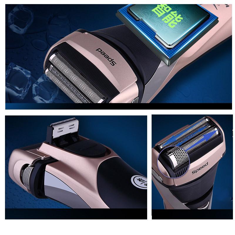Kemei electric shaver rechargeable shaveing for man shavers body wash twin blade cutter head men face care Shaver razor KM-8102