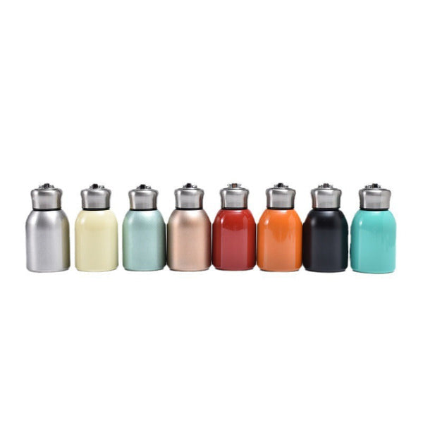 Mini 304 stainless steel chubby thermos cup double layer vacuum portable portable pocket cup gift cup
