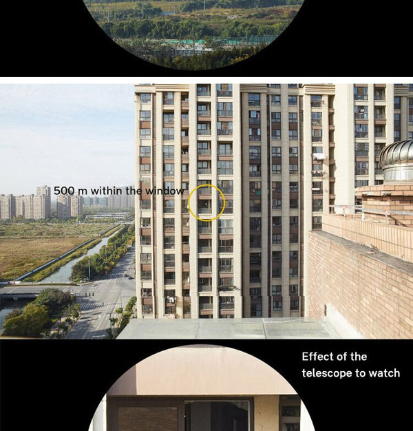 60x60 Telescope High magnification low light night vision red film outdoor Golden Eagle Telescope with label