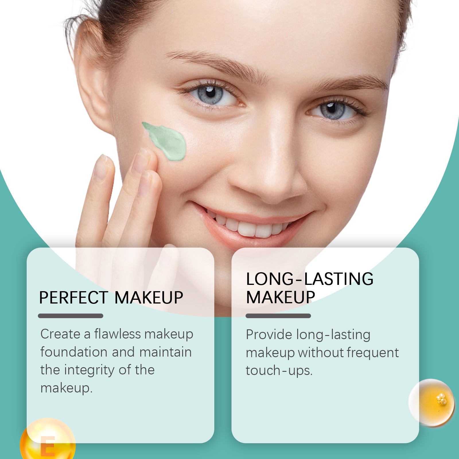 Primer Moisturizes Tender Skin And Lightens Fine Lines Refreshing Non-Sticky Facial Primer