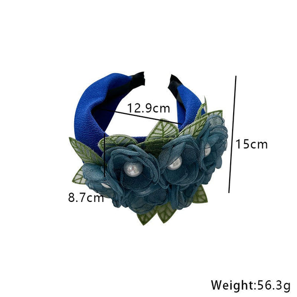 Handmade Fabric Headband for Fashion Flower Series
