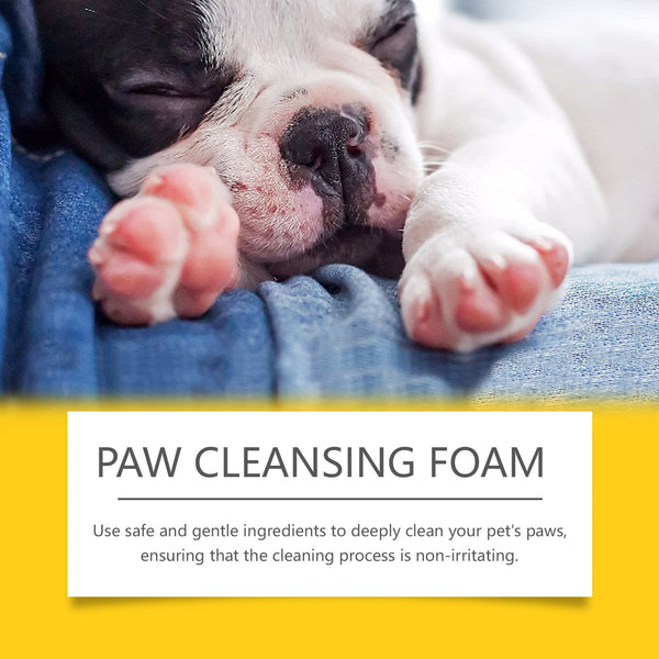Pet Foot Foam Cleanser Deep Cleaning Dog And Cat Foot Care Moisturizing