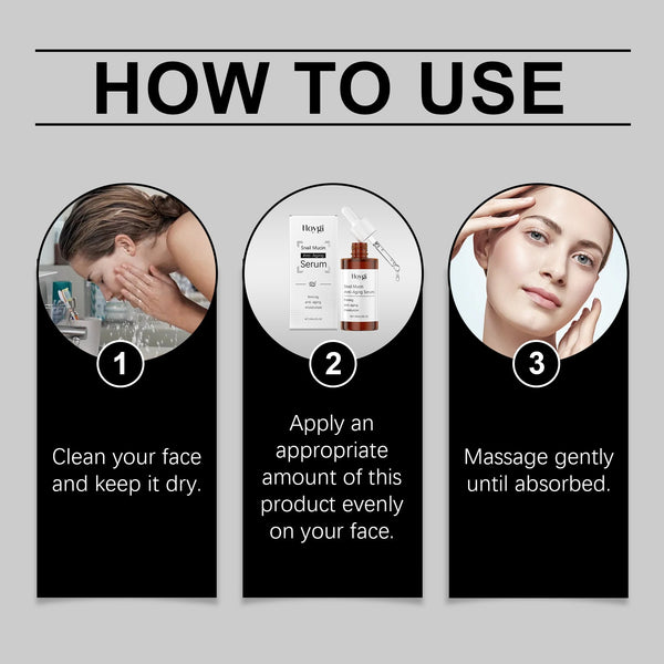 Snail Face Serum Hydrates, Nourishes, Nourishes, Smoothes And Firming Daily Skin Care Serum