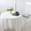 Lace White Tablecloth Ins Style Coffee Table Cloth Art Photo French Retro Knitting