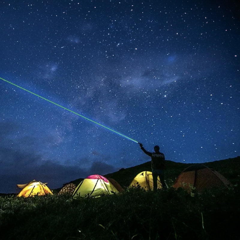 Portable Rechargeable High - Brightness Red/Green/Violet Laser Pointer, 60825 - 1, 532nm/650nm/405nm ，