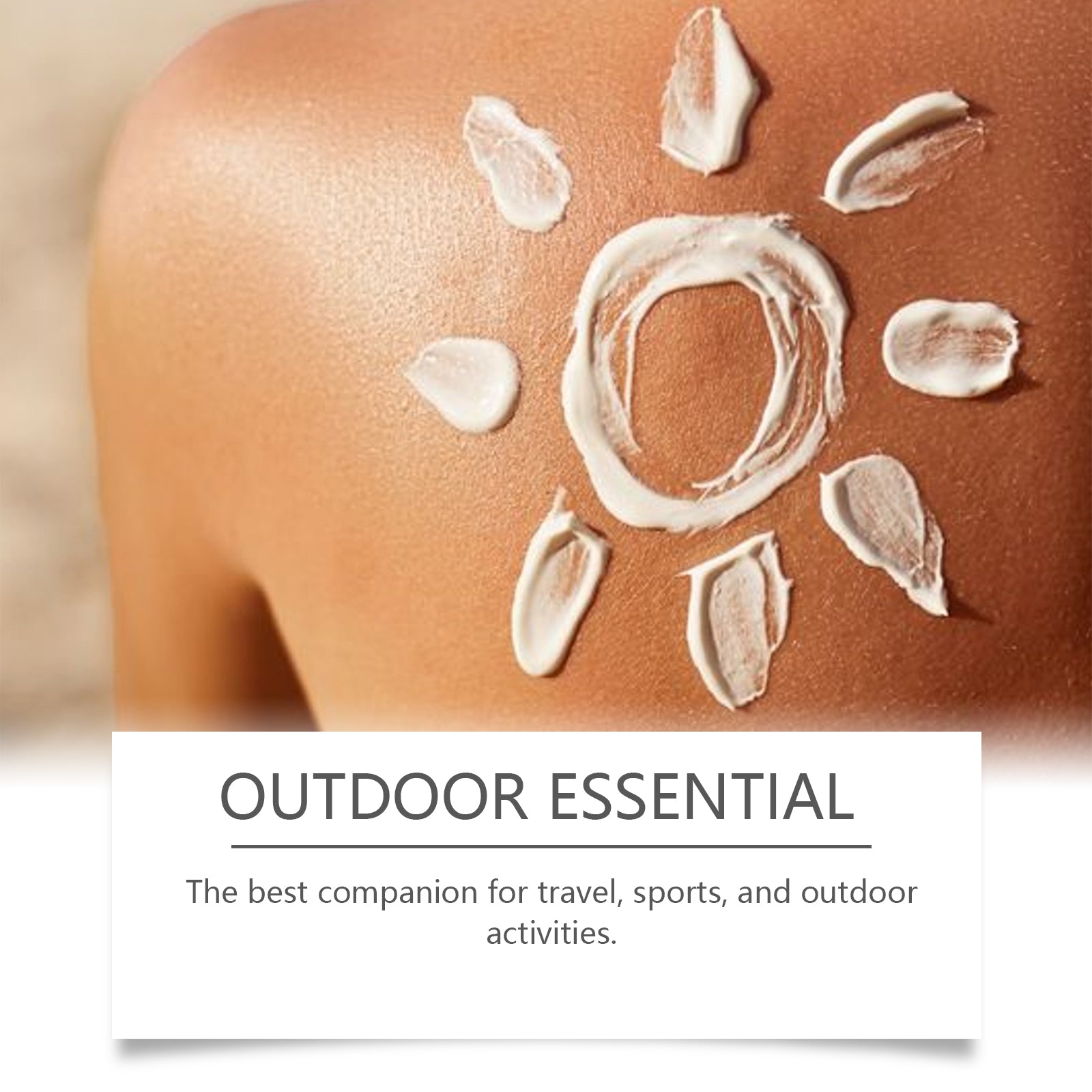 Protective Care Cream For Summer Outdoor Body Skin Protection Light Moisturizing Refreshing Breathable Without Greasy