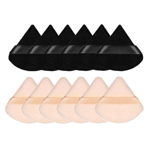 Triangle Dry Powder Puff Fiber Crystal Cotton Delicate On Makeup Beauty Tools Powder Puff