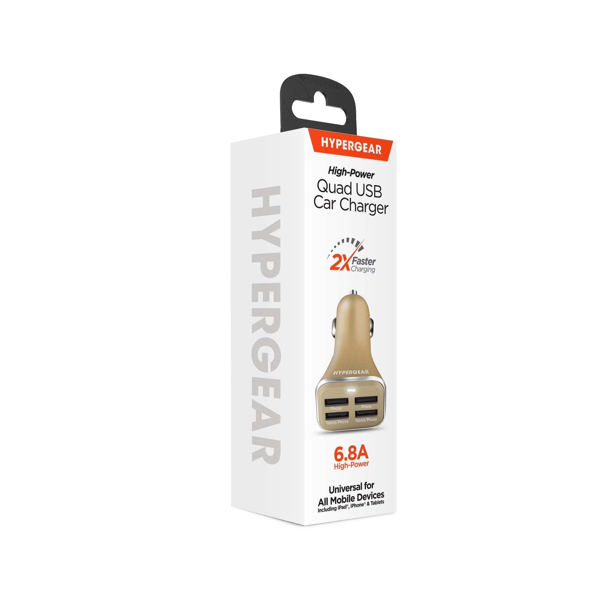 HyperGear Quad USB 6.8A Car Charger