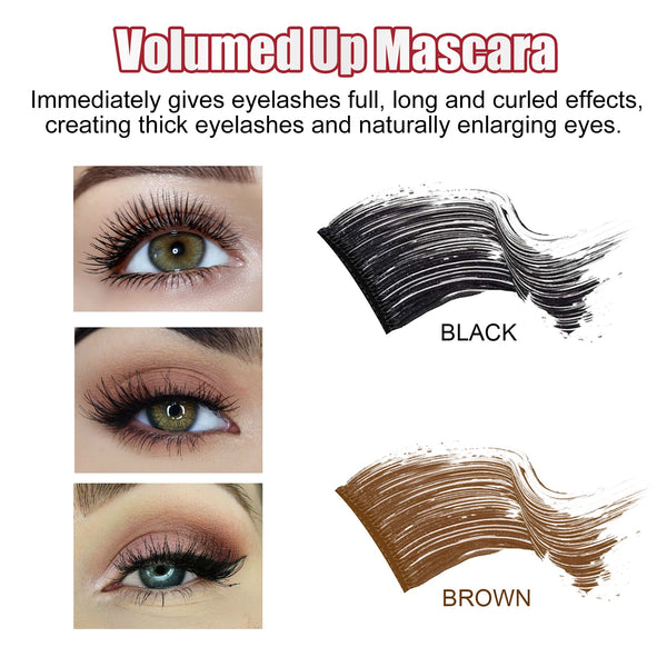 Volumed Up Mascara, Moisturizing Eyelashes Long And Curly Black Beautiful Natural Makeup Hold Mascara