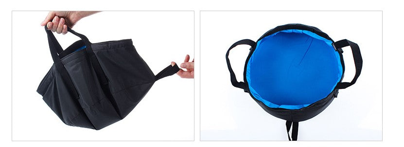 NatureHike8.5L Water Washbasin Ultralight Portable Outdoor Nylon Folding Wash Bag Foot Bath Camping Equipment Travel Kits