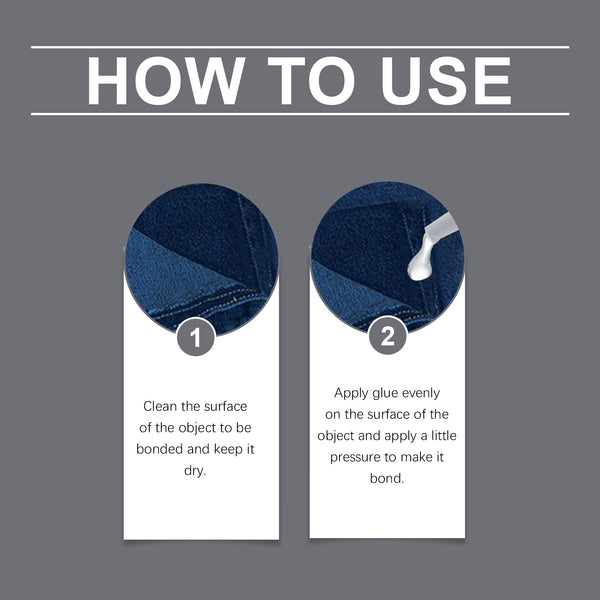 Multi-Purpose Glue, Liquid Adhesive Waterproof Leather Fabric Patch Cracks Multi-Purpose Glue