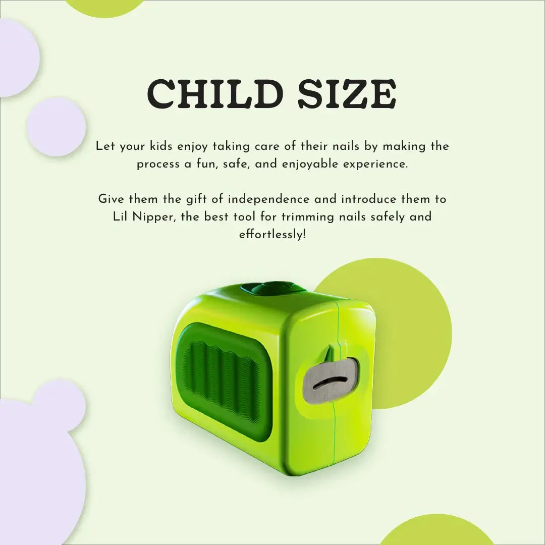 One-Handed Electric Nail Clipper for Kids with Disabilities (Ages 5-13)