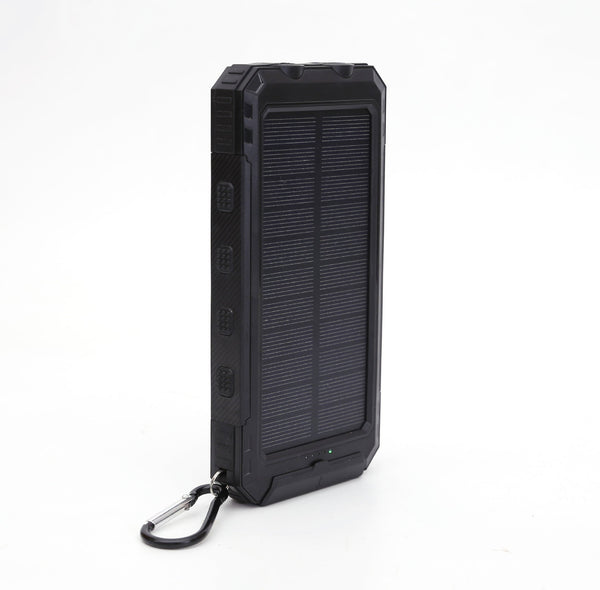 Ultra thin solar power bank 20000mAh with compass three proof solar power bank