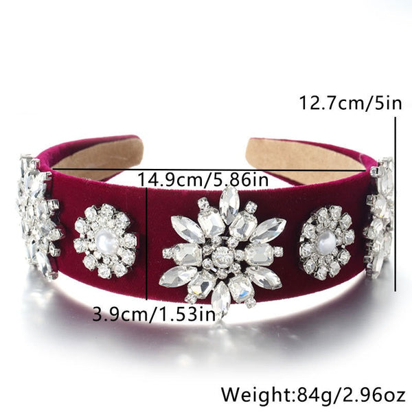 Retro Baroque Pearl Water Diamond Hair Accessories