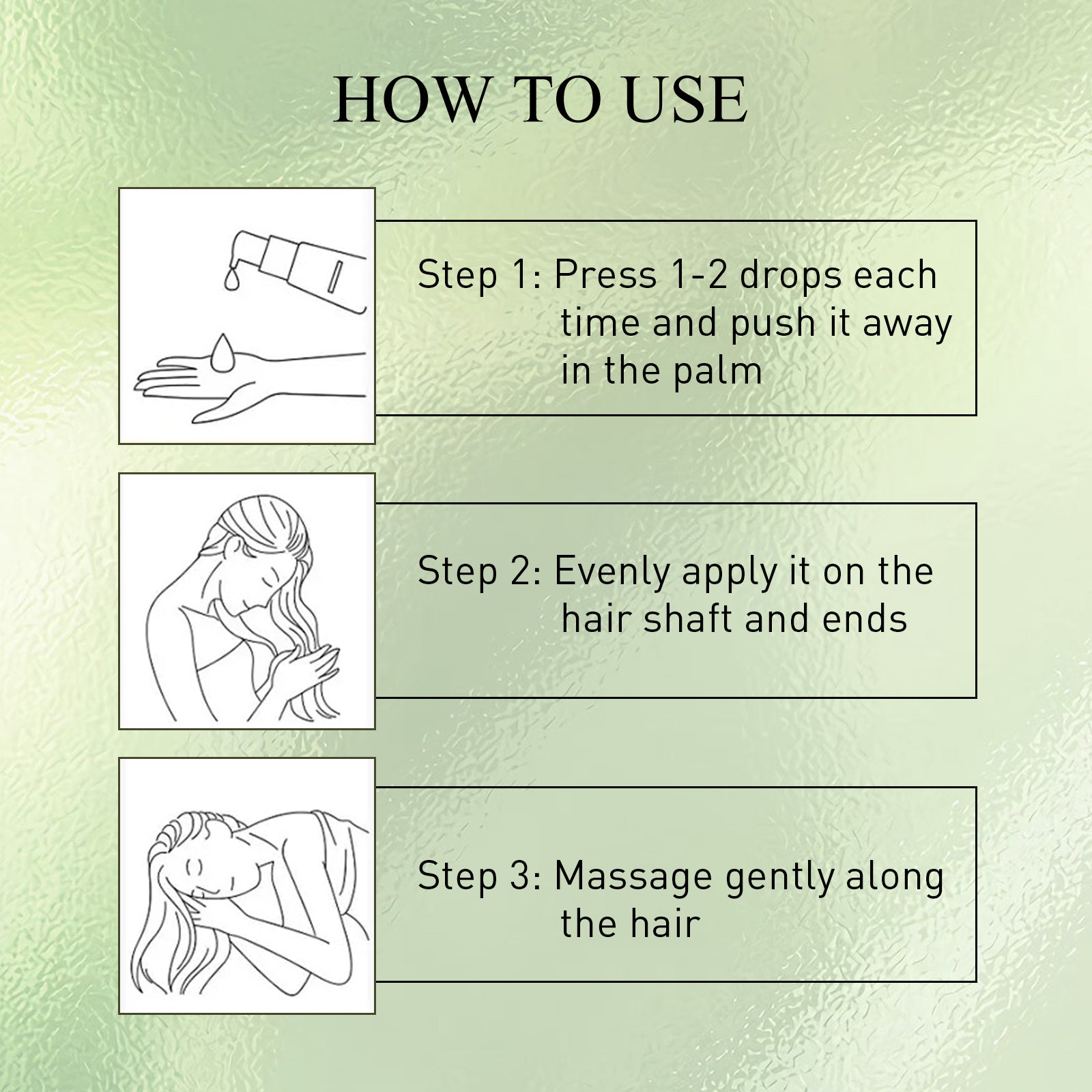 Hair Care Essential Oil, Repair Frizzy Split Ends Damaged Moisture Hair Soft And Strong Hair Care Essential Oil