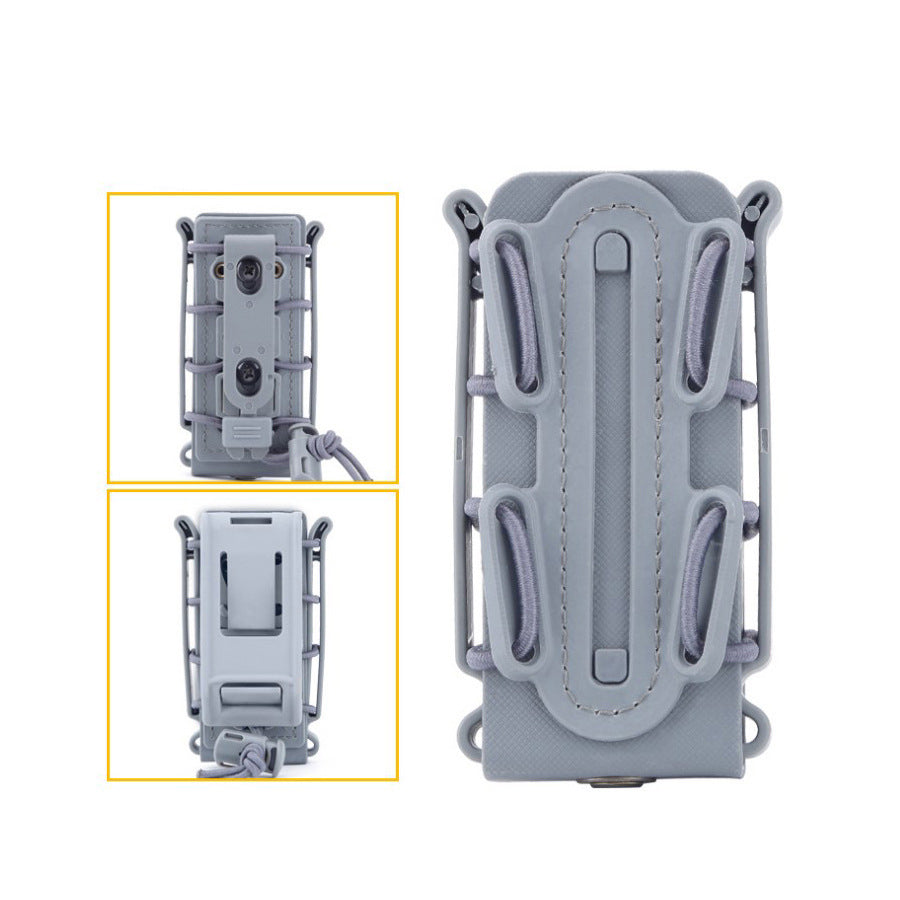 Live CS Tactical Waist Hanging Box 5.56&7.62 Elastic Scorpion Quick Pull Outdoor Multi purpose Kit