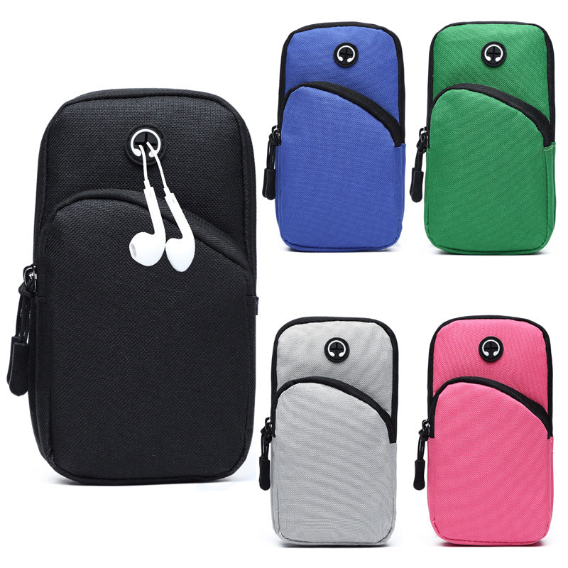 Sports outdoor mobile phone arm bag men's and women's running fitness bag