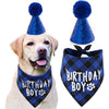 Pet Birthday Set  Triangle Scarf Hat Pet Party Decoration Styling Outdoor Creative