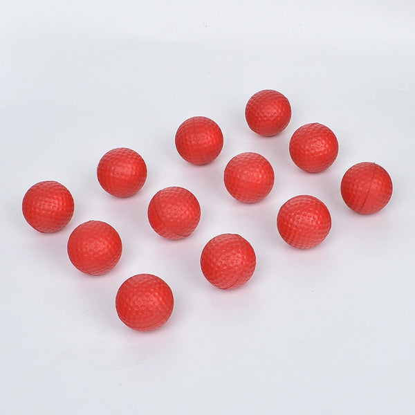 12Pcs Foam Practice Golf Balls Yellow Green Orange Golf Training Balls Outdoor Indoor Putting Green Target Backyard Swing Game