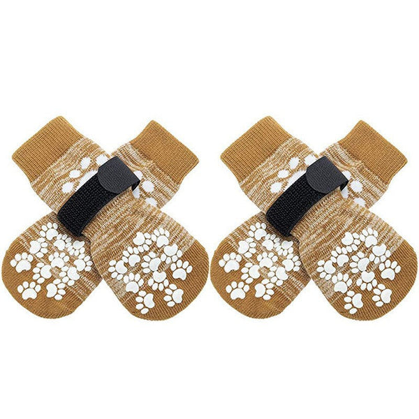 Pet socks foot covers cat and dog socks outdoor anti slip and waterproof shoes socks