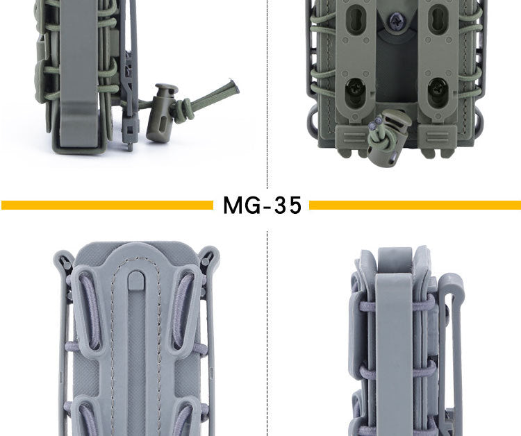 Live CS Tactical Waist Hanging Box 5.56&7.62 Elastic Scorpion Quick Pull Outdoor Multi purpose Kit