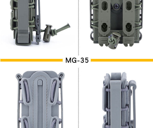 Live CS Tactical Waist Hanging Box 5.56&7.62 Elastic Scorpion Quick Pull Outdoor Multi purpose Kit