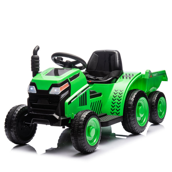 12V children ride the electric tractor 