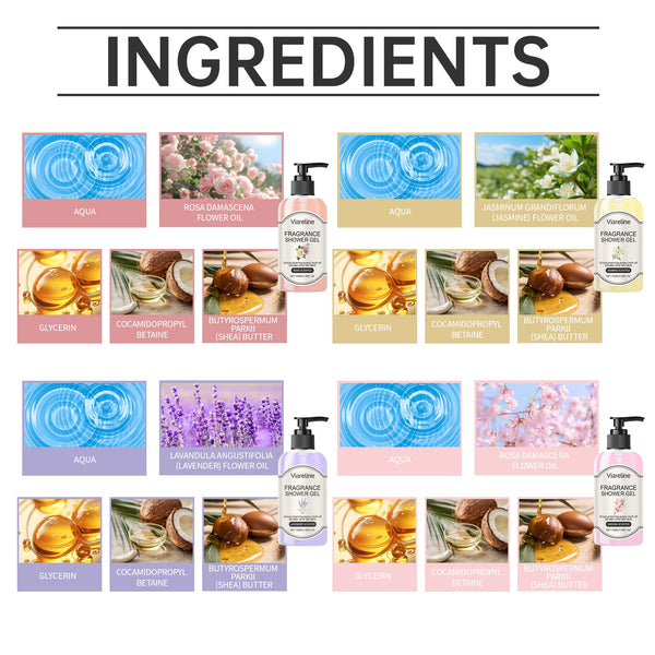 Fragrant Body Wash (Cherry Blossom Scent) Moisturize And Moisturize Skin To Improve Dry Women's Body Wash