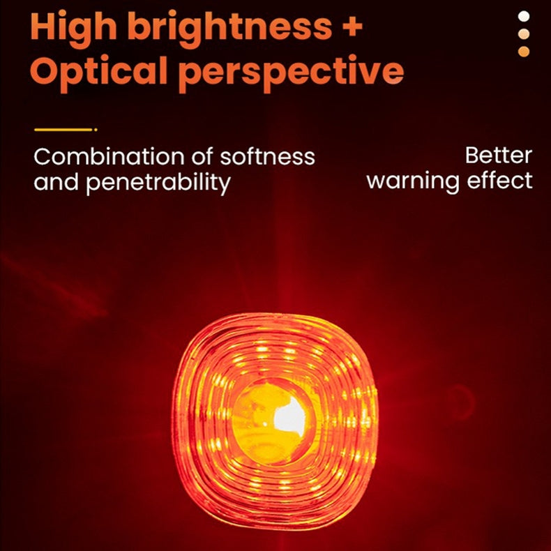 Bicycle Smart Brake Tail Light MTB Road Bike Auto Brake Sensing Light SB Rechargeable IPX6 Waterproof LED Warning Rear Lamp