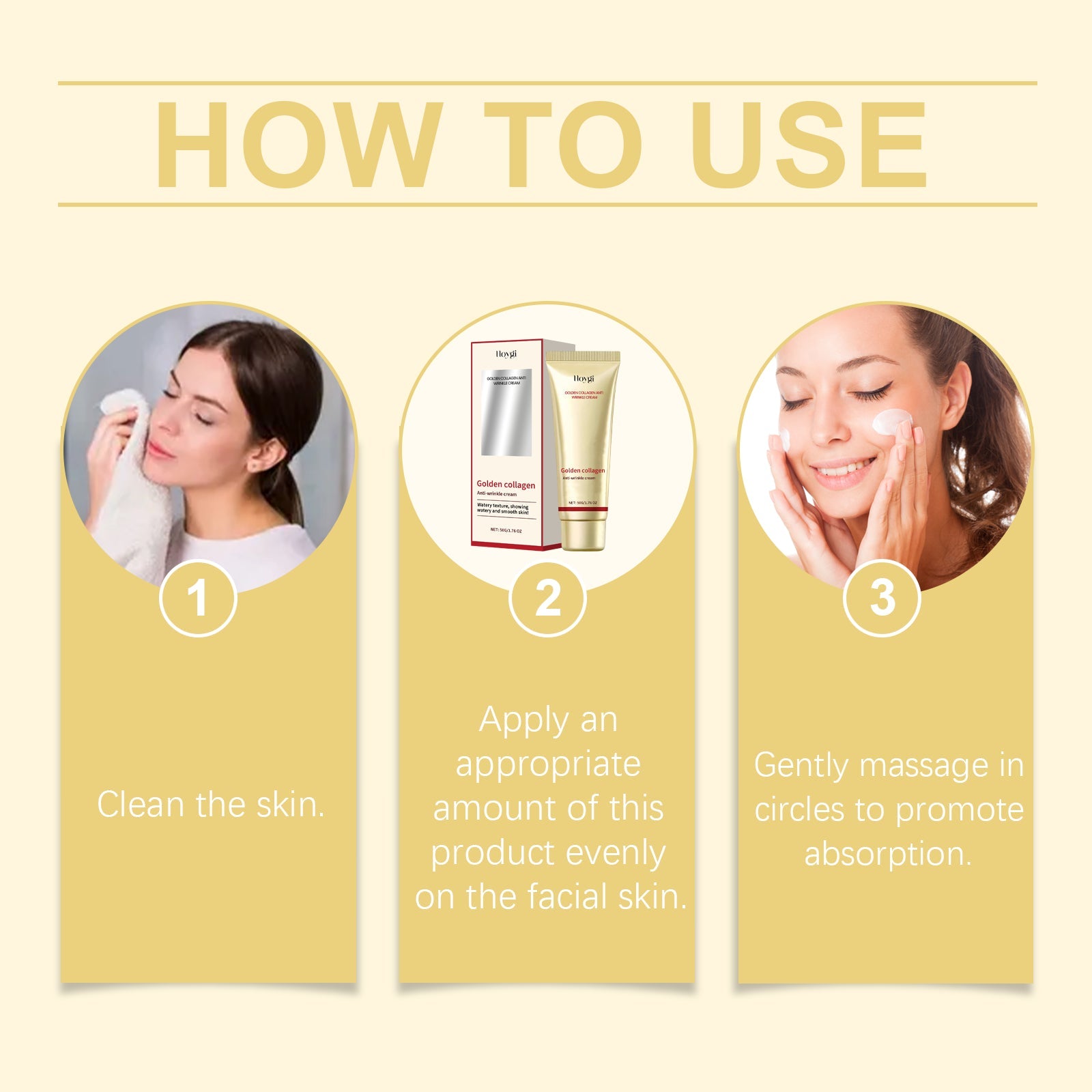 Gold Collagen Cream Hydrates, Firming, Firming And Rejuvenating Skin Care Cream