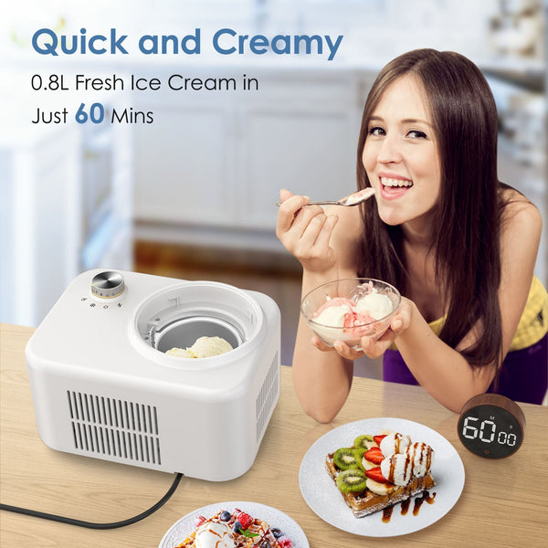 0.8L Ice Cream Maker with Compressor IC3908