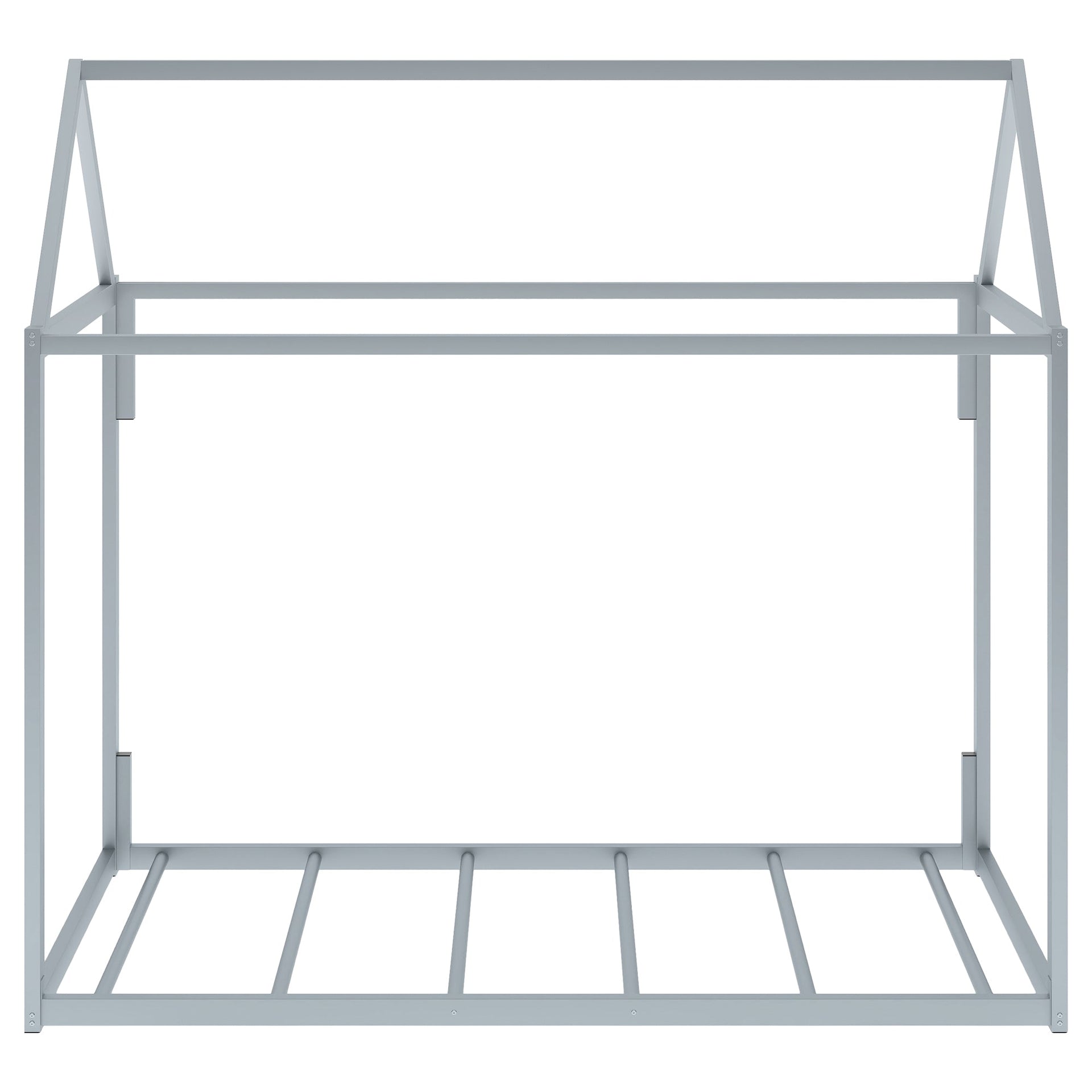 Metal House Shape Platform Bed twin