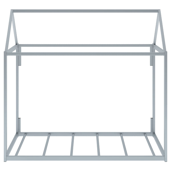 Metal House Shape Platform Bed twin