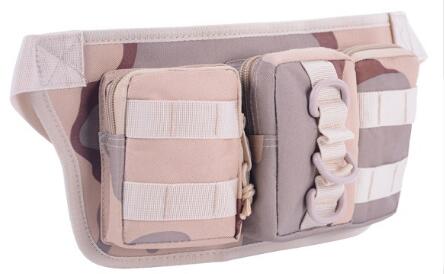 Black Hawk Commandos Waist Bag 3-Sack Portable Waterproof camouflage pack for Travel workout sports outdoor