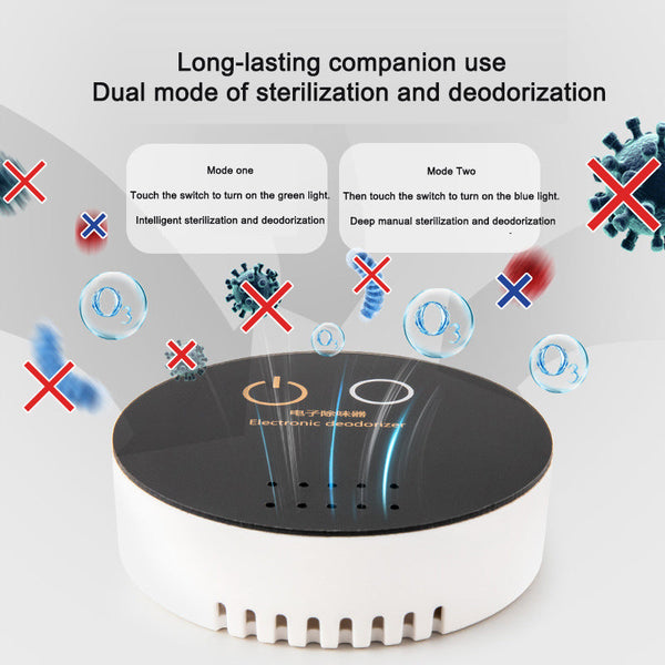 Portable deodorizing deodorizing sterilizing air purifier